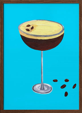 Espresso Martini Sky Blue Poster