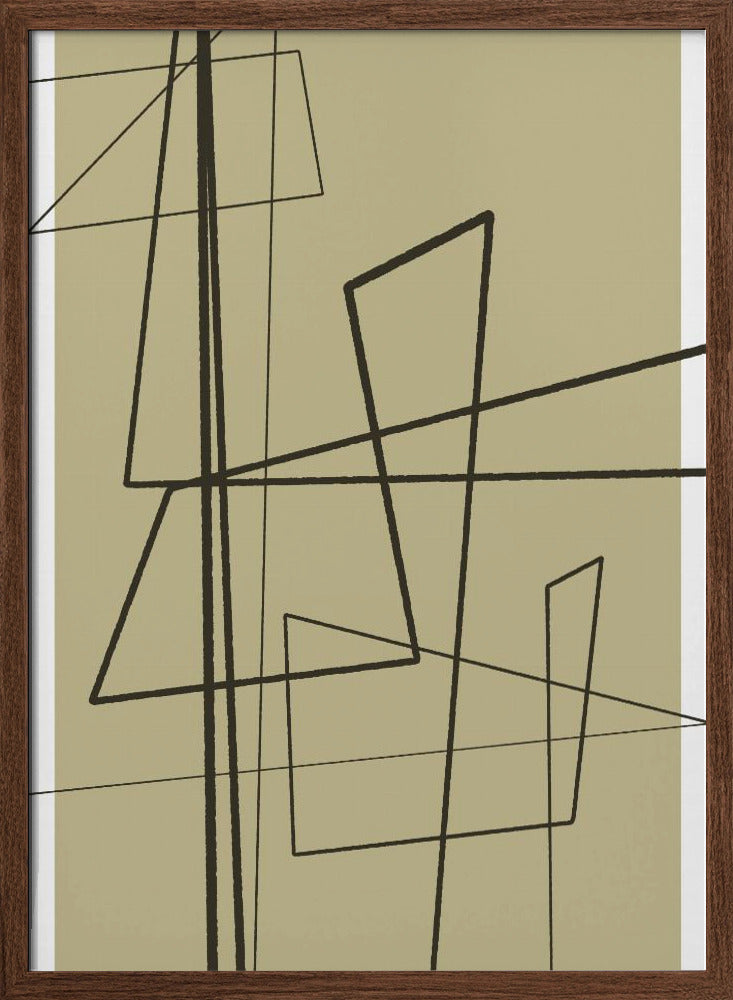 Angular Lines no 8 Poster