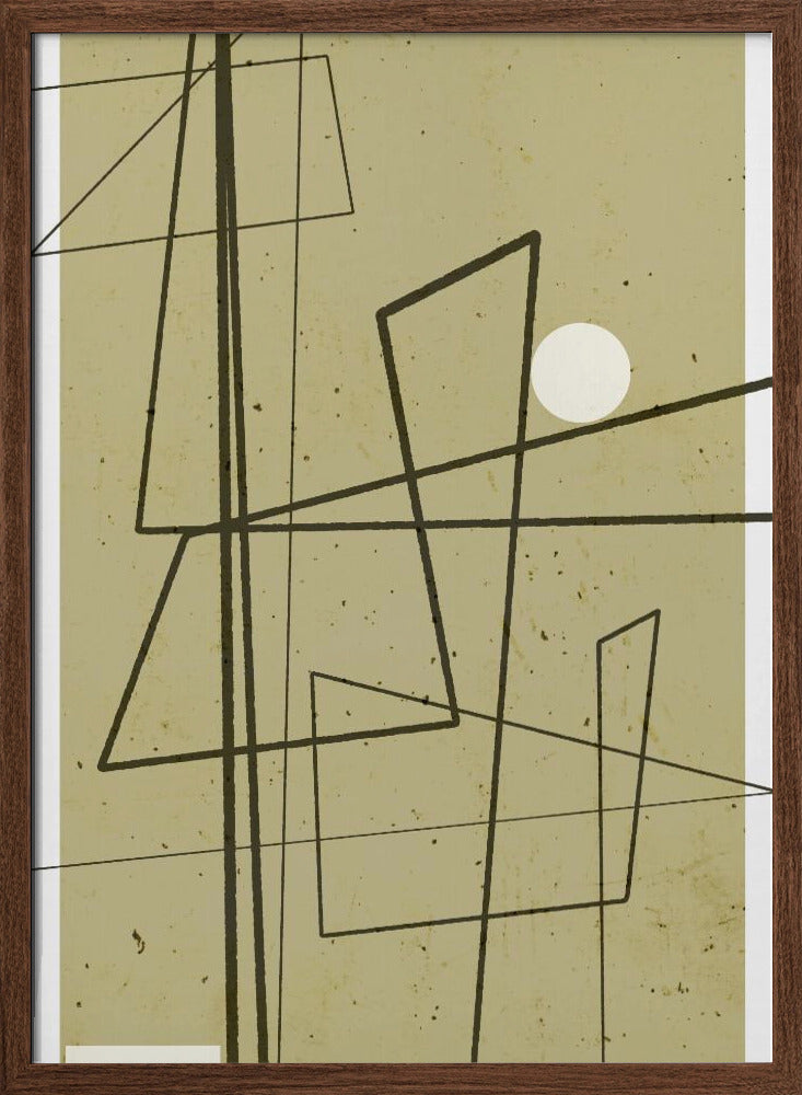 Angular Lines no 9 Poster