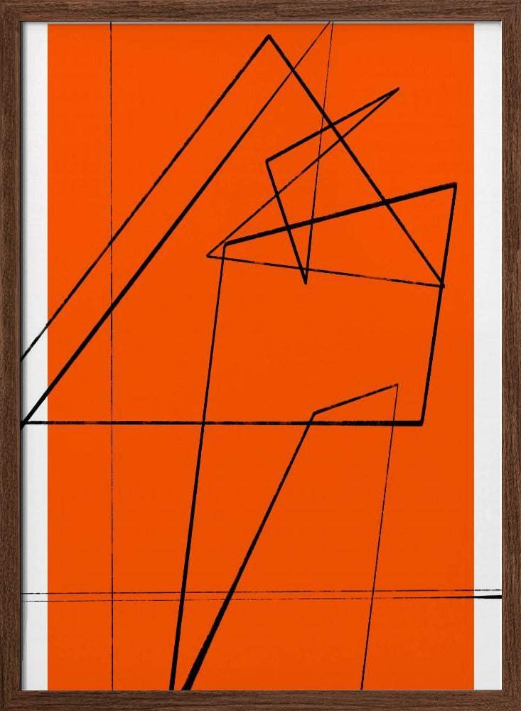 Angular Lines Poster