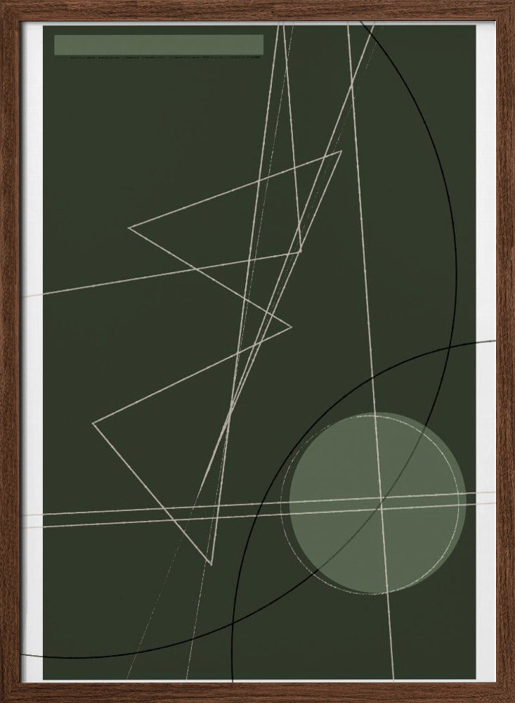 Angular lines No 18 Poster