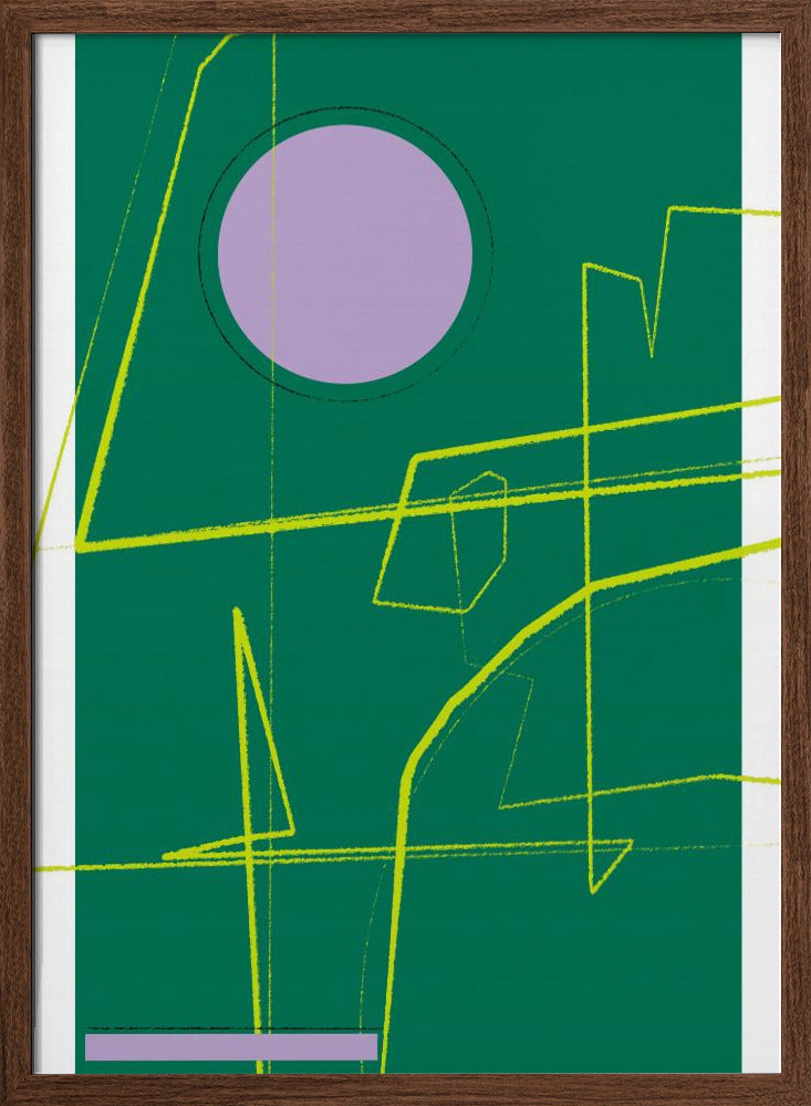 Angular lines No 23 Poster