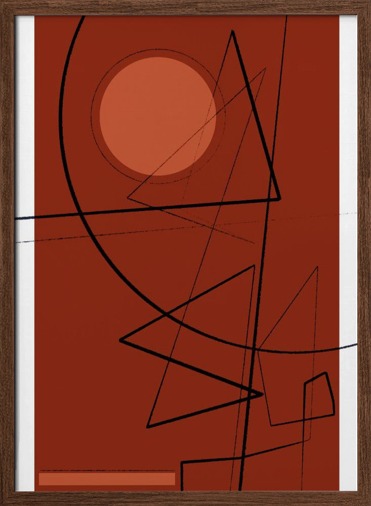 Angular lines No 21 Poster