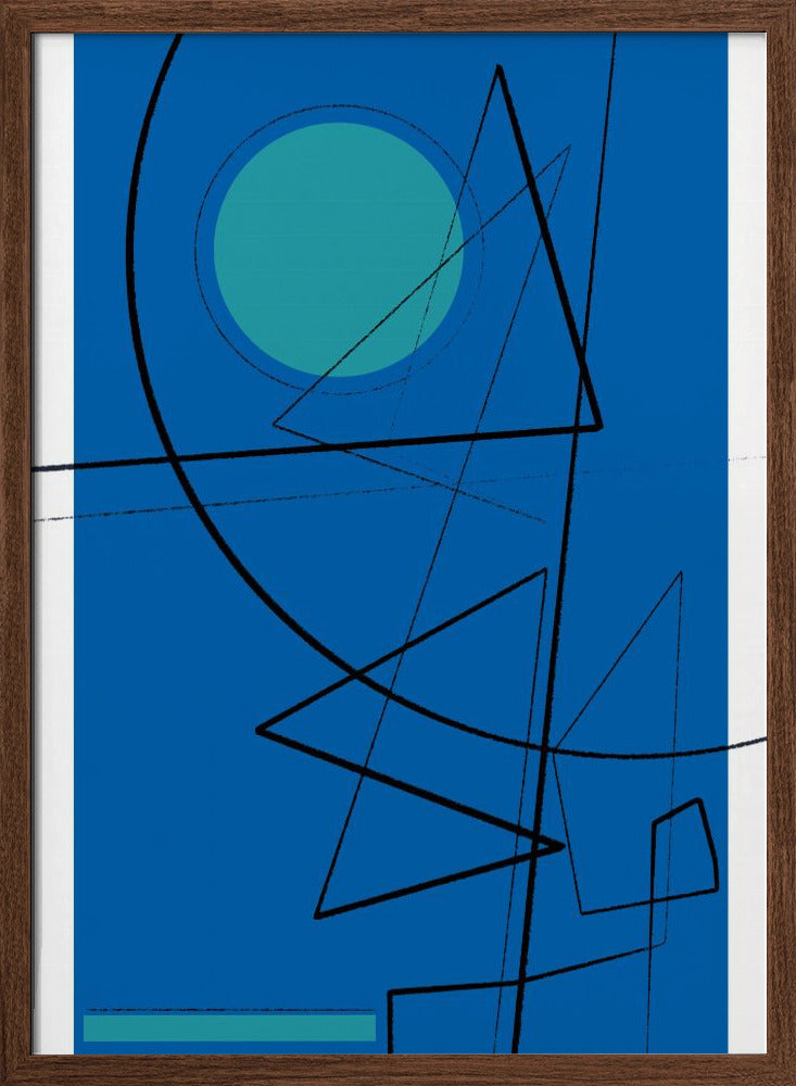 Angular lines No 19 Poster