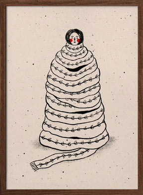 Cuddled Up In Knits Poster