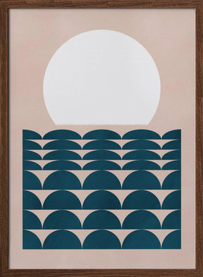 Geometrical Seascape Poster