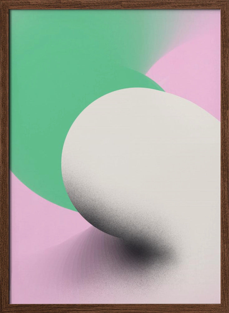 Minty Abstract Poster