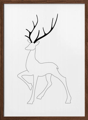 Proud reindeer Poster