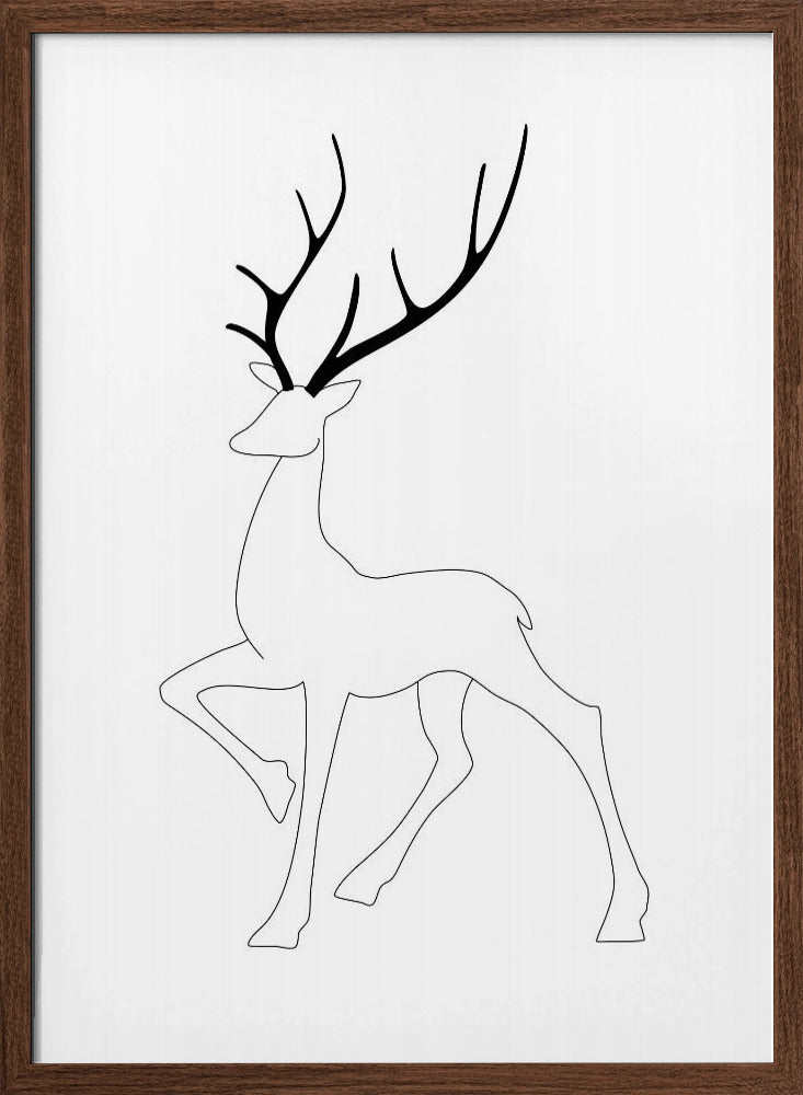 Proud reindeer Poster