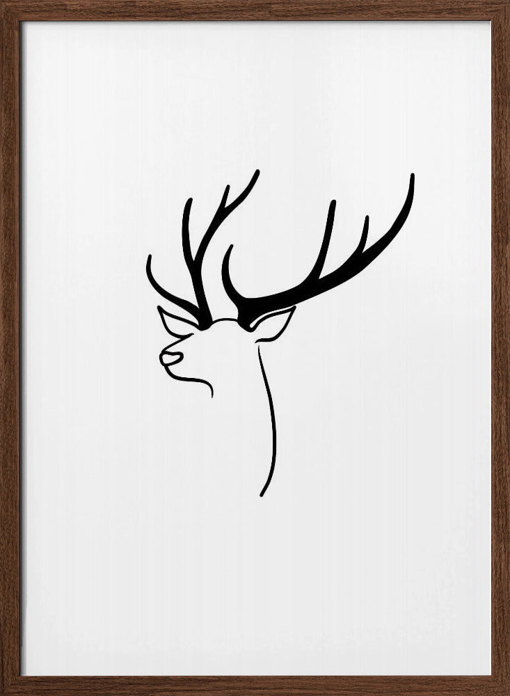 The deer Poster