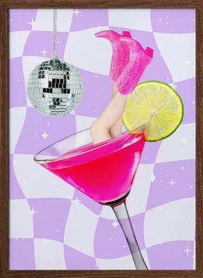 Cocktail diving Poster