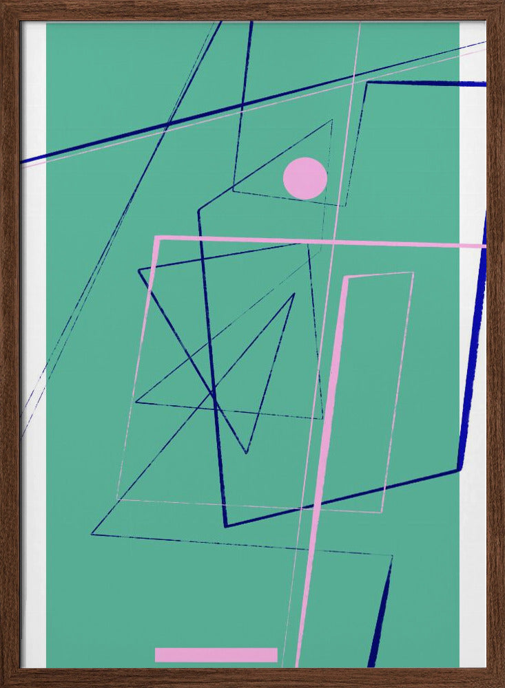 Angular Lines No24 Poster