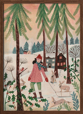 Walking in the snow Poster