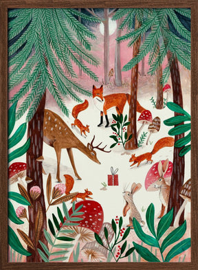 Surprise in the forest Poster