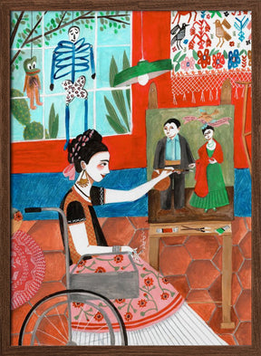 Frida in the blue house Poster