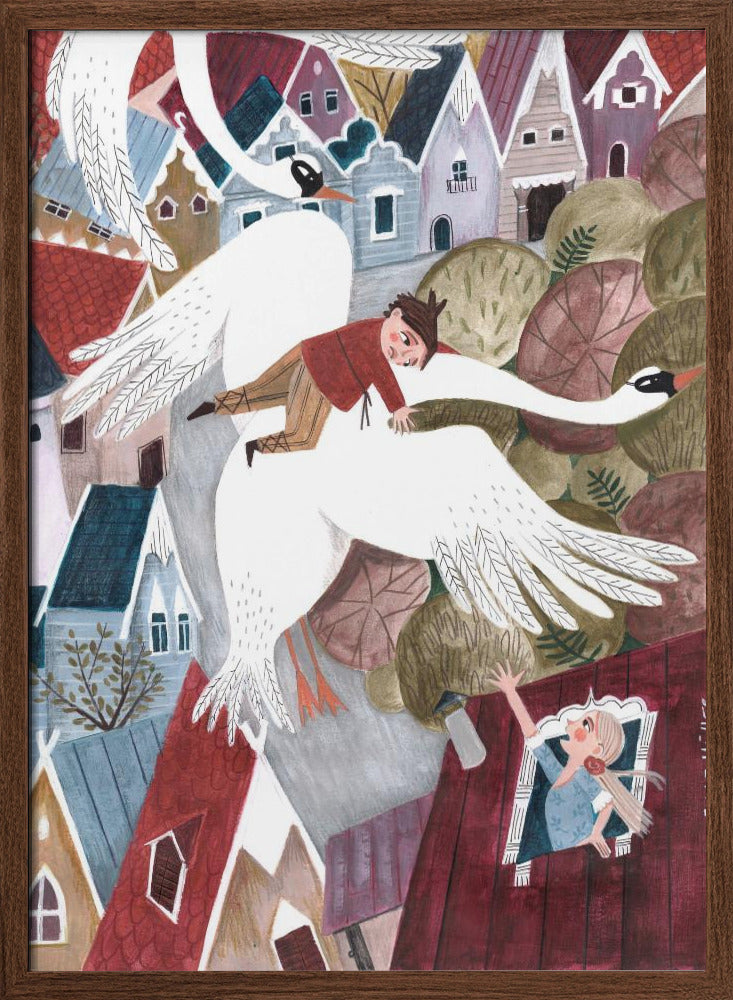 The magical wild geese Poster