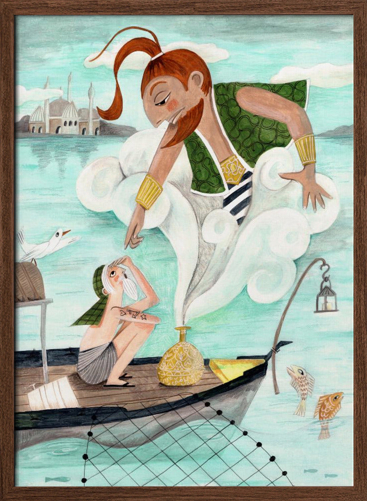 The Fisherman and the Jinni Poster