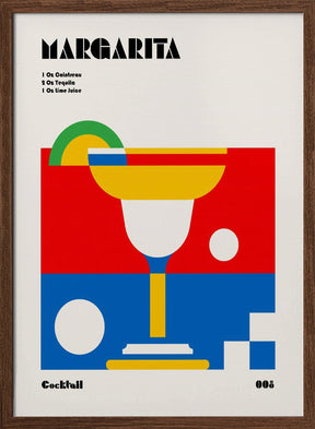 Margarita Bauhaus Cocktail Poster