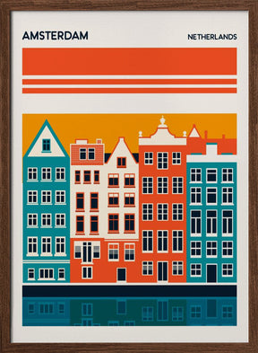 Amsterdam Travel Poster Poster