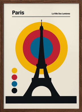 Paris Eiffel Tower Retro travel Print Poster