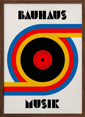 Bauhaus Musik Vinyl Poster