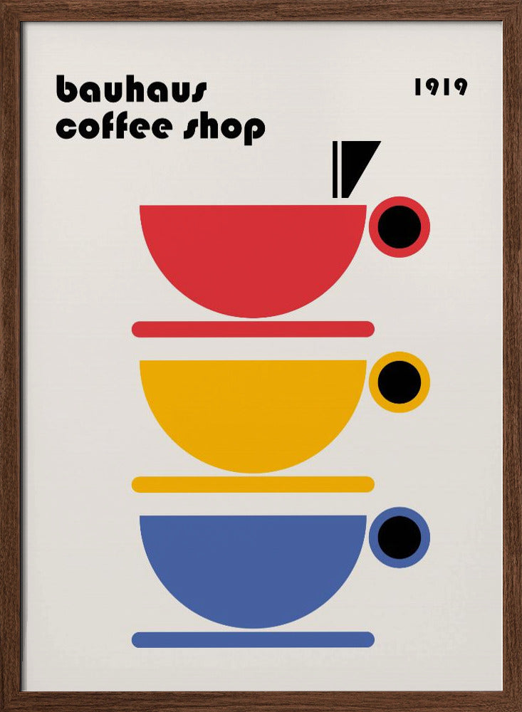 Bauhaus Coffee Minimalist Poster