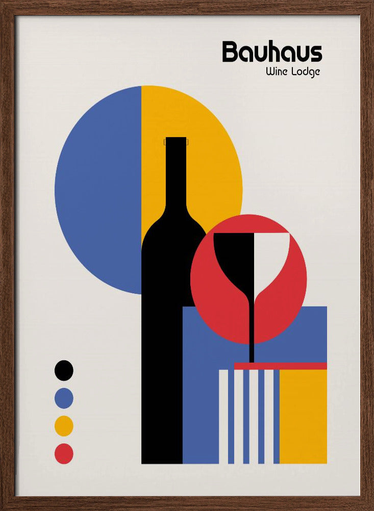 Bauhaus Wine Lodge Poster