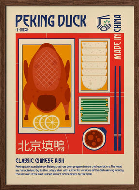 Peking Duck Japanese Food Print Poster