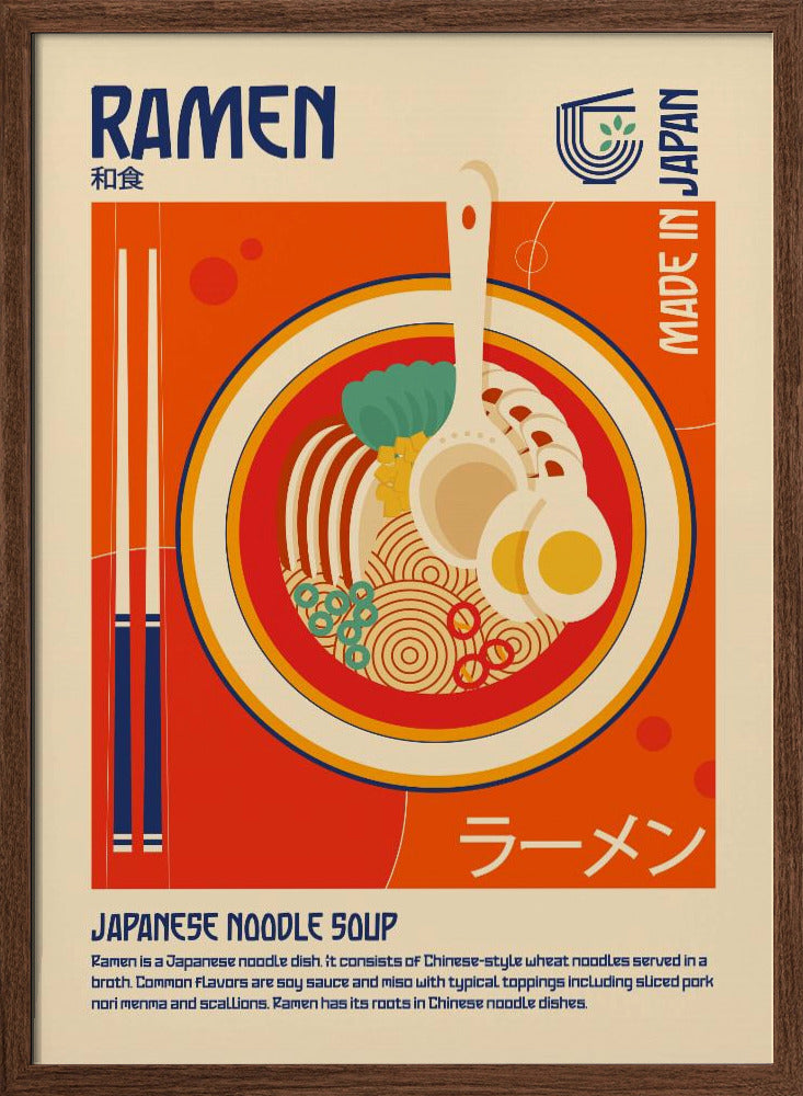 Ramen Japanese Food Print Poster