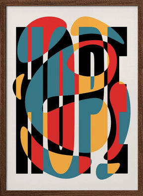 Hope Abstract Design Poster