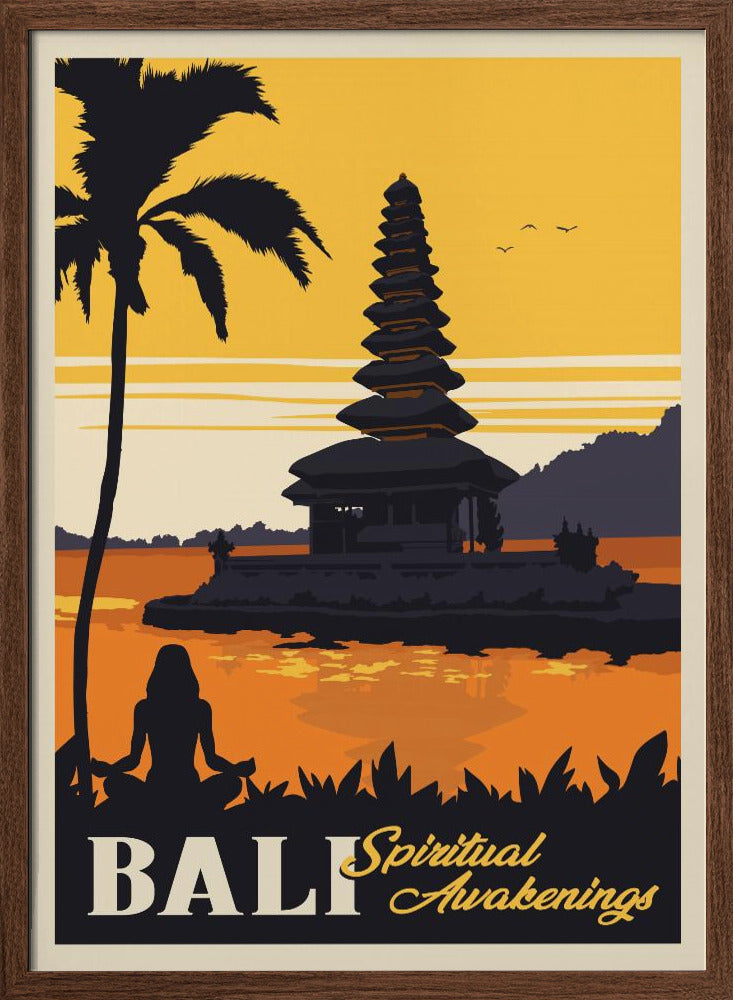 Bali Travel Print Poster