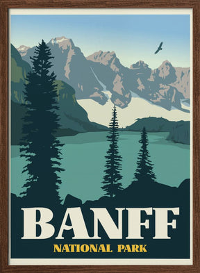 Banff National Park Travel Print Poster