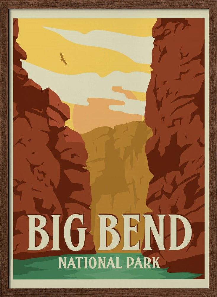 Big Bend National Park Travel Print Poster