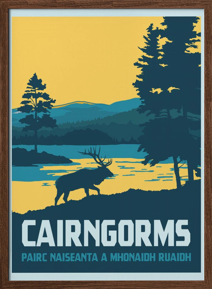 Cairngorms National Park Travel Print Poster