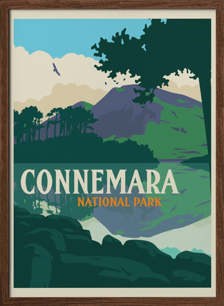 Connemara Travel Print Poster