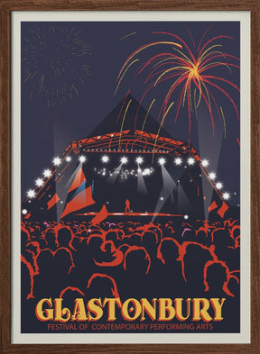 Glastonbury Festival Print Poster