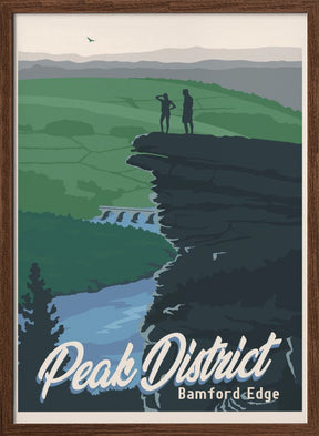 Peak District National Park Travel Print Poster