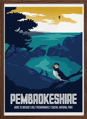 Pembrokeshire Travel Print Poster