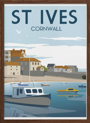 St Ives Travel Print Poster