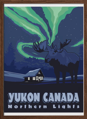 Yukon Canada Travel Print Poster