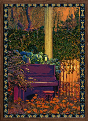 PIANO IN FOREST Poster