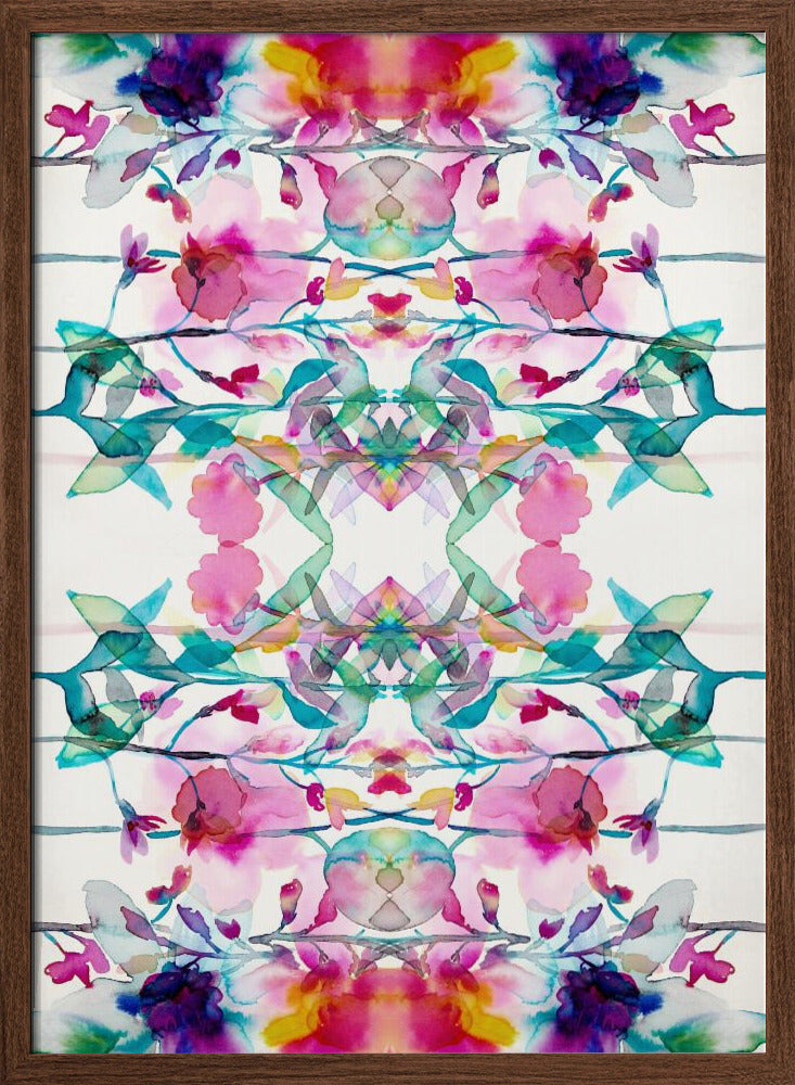 Watercolor Wildflower Poster