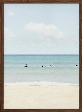 Beach Swimming Poster