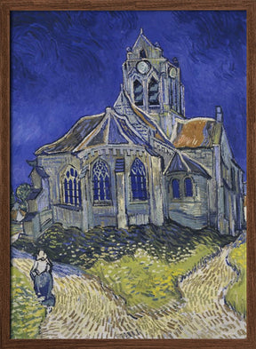 Vincent Van Gogh's the Church At Auvers (1890) Poster