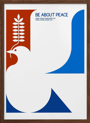 Be About Peace Poster