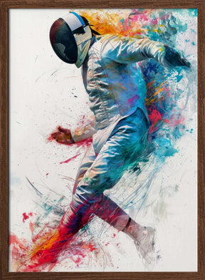 Fencing sport art #fencing #sport Poster