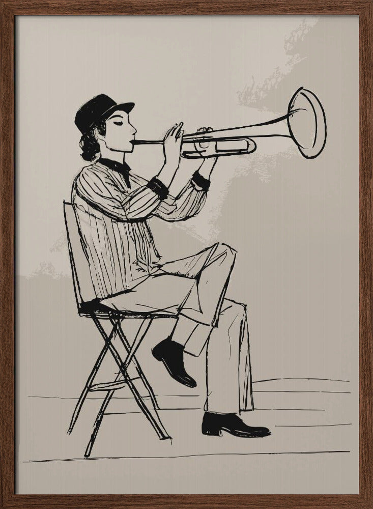 Trumpet Man Poster