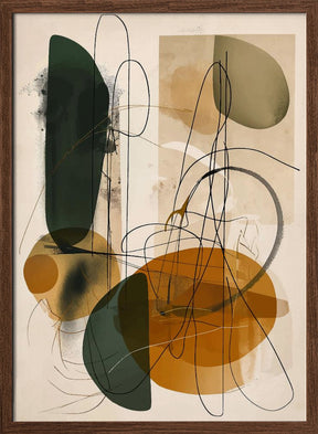 Abstract Beige No 1 Poster