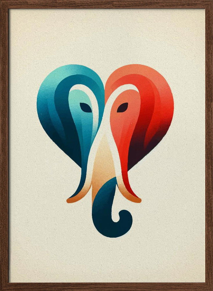 Elephant heart Poster