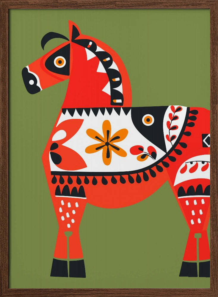 Alternative Dala Horse Poster